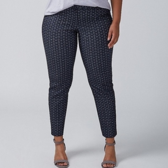 Lane Bryant Pants - Lane Bryant Navy The Allie Ankle Pant
